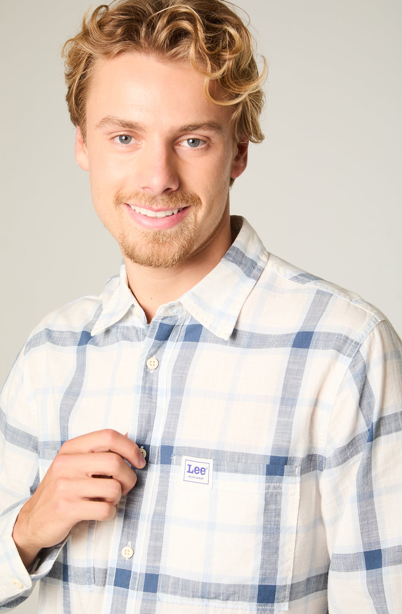 Camisa Hombre Workwear 2.0 Blue