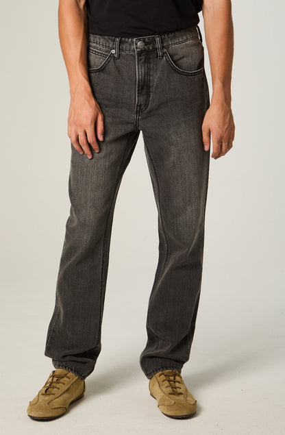 Jeans Hombre Straight Tiro Alto Negro Brooklyn