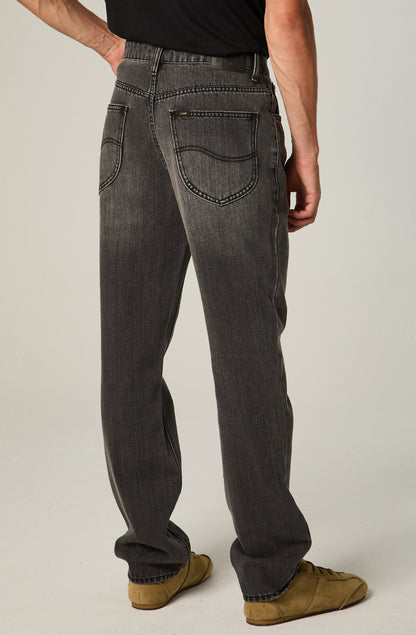 Jeans Hombre Straight Tiro Alto Negro Brooklyn
