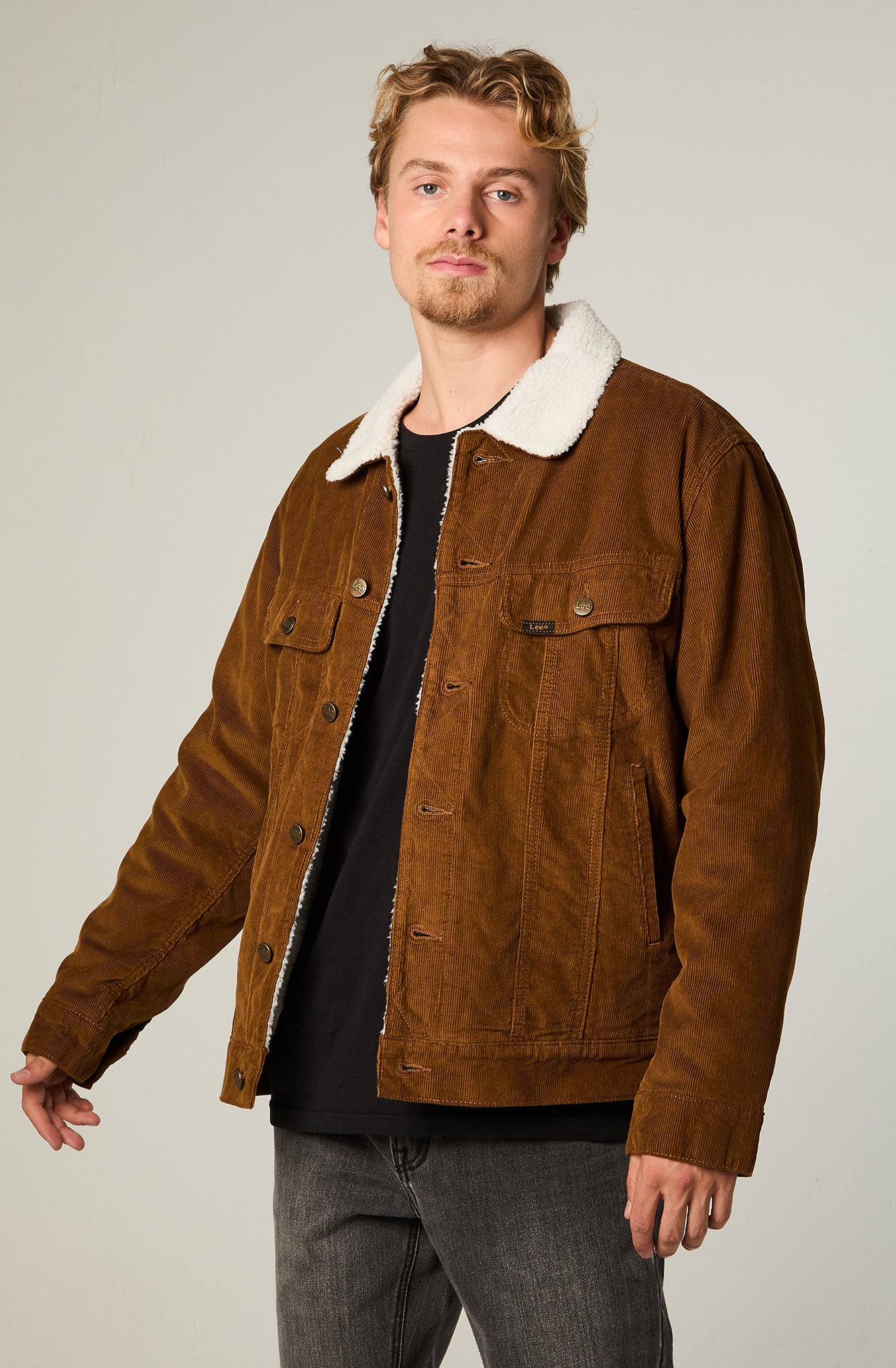 Chaqueta Hombre Regular Camel Cotele