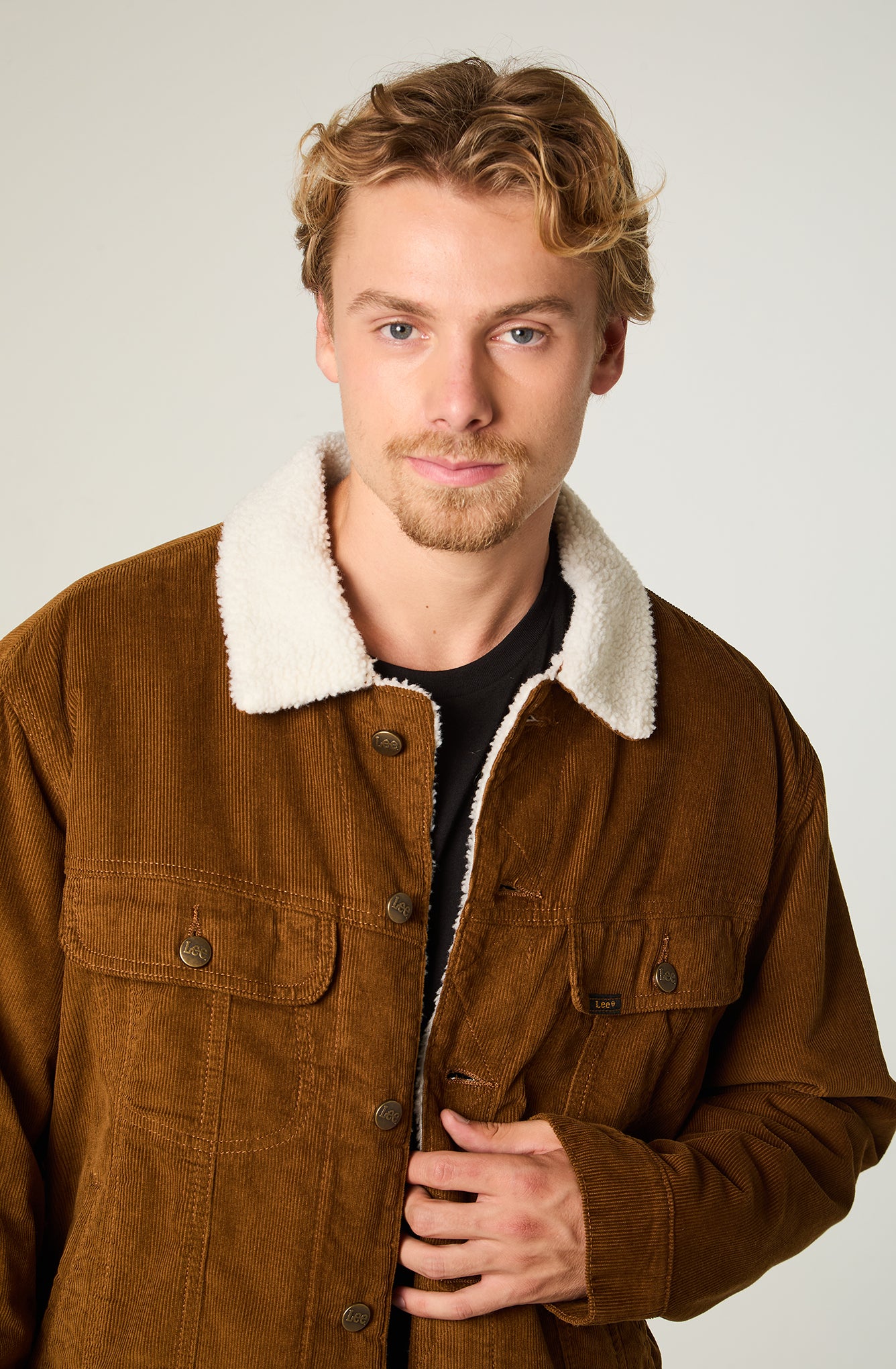 Chaqueta Hombre Regular Camel Cotele