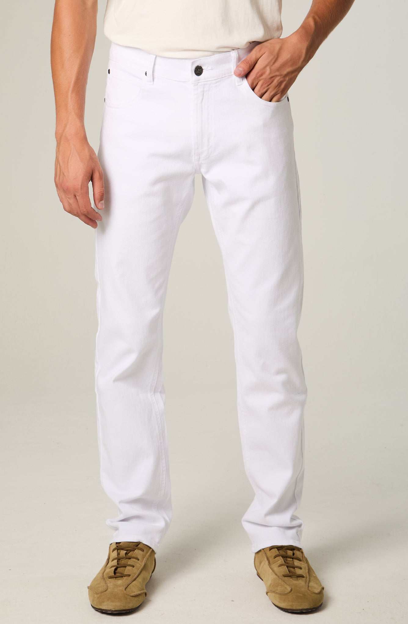 Jeans Lee Daren Regular Straight Fit  White