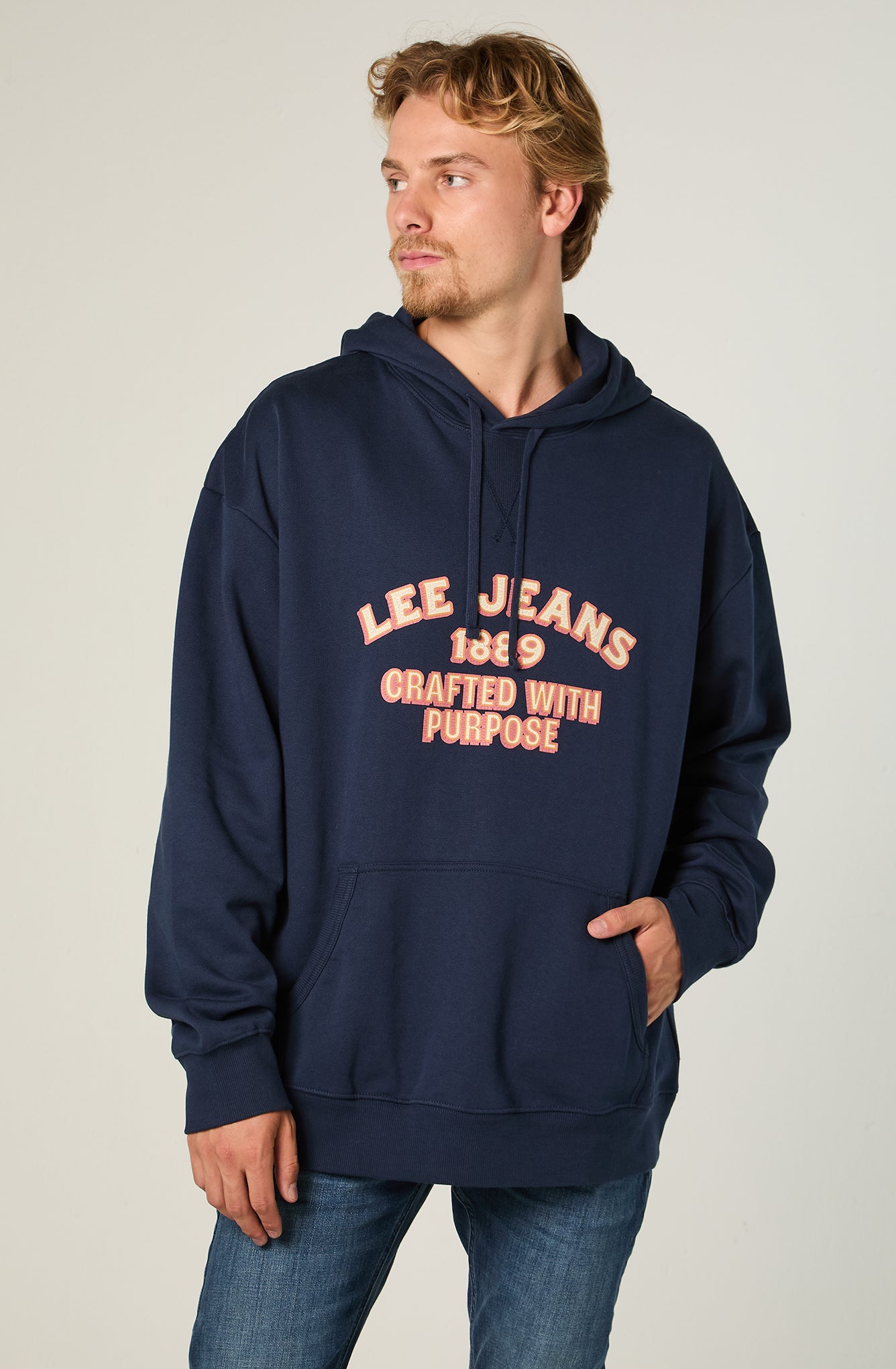 Poleron Lee Hoodie Navy
