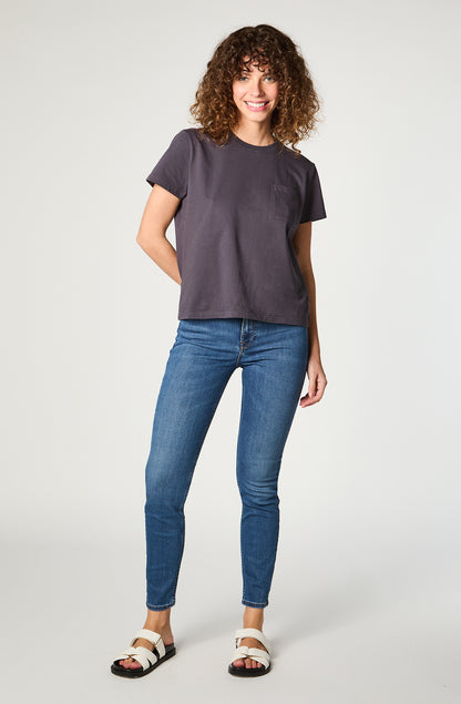 Jeans Tiro Alto Scarlett High Skinny Fit Mid Copan