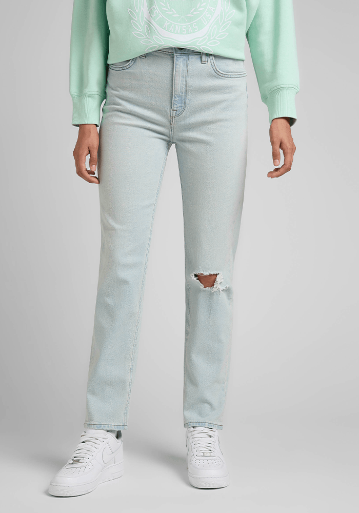 Jeans Mujer Tiro Alto Carol Straight Fit Right Wrongs