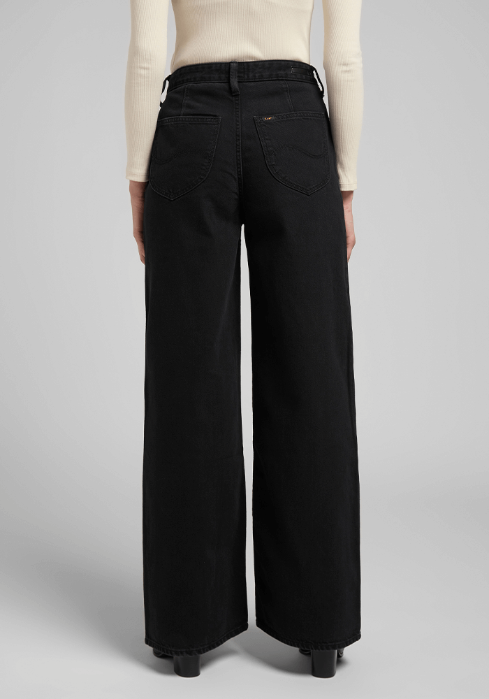 Jeans Mujer Tiro Alto Stella A Line Relaxed Fit Used Hellen