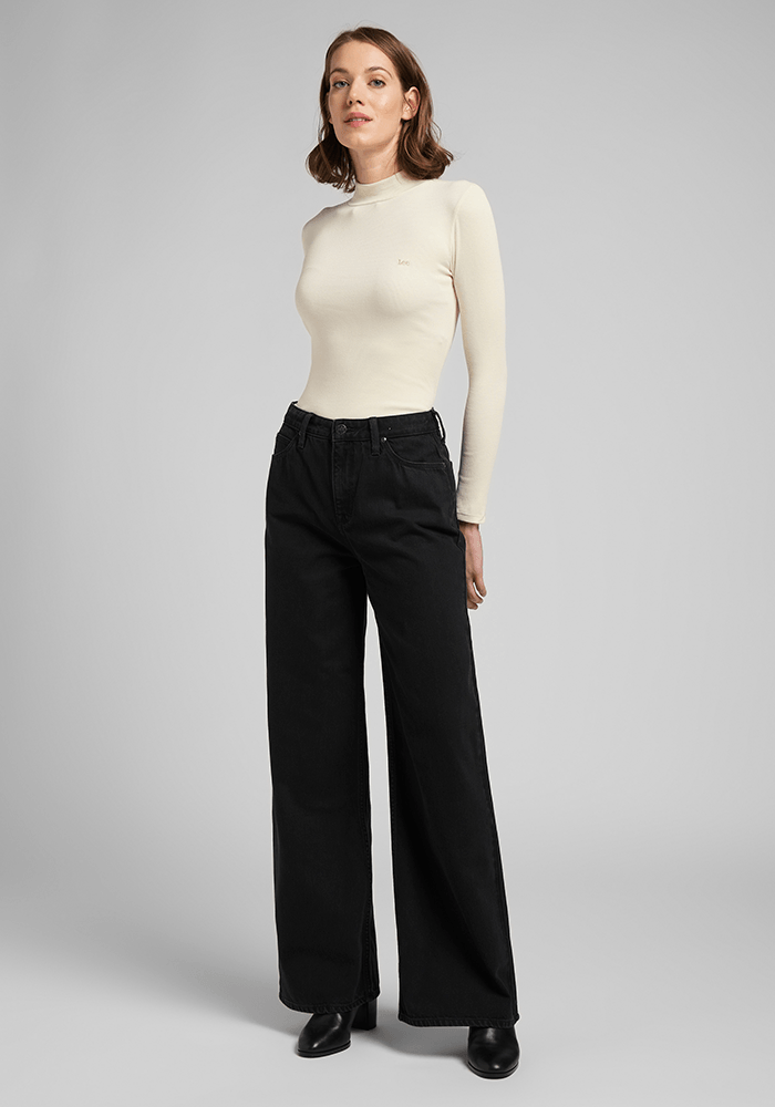 Jeans Mujer Tiro Alto Stella A Line Relaxed Fit Used Hellen