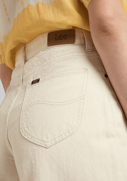 Jeans Mujer Tiro Alto Drew Relaxed Ultra High Fit Ecru