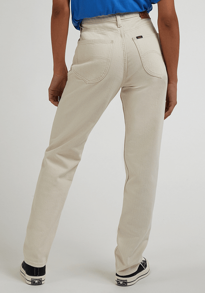 Jeans Mujer Tiro Alto Carol Straight Fit Ecru III