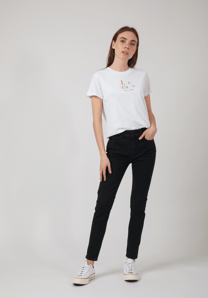 Polera Mujer Seasonal Logo Tee White