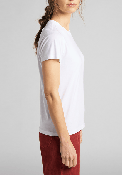 Polera Mujer Flower Tee White