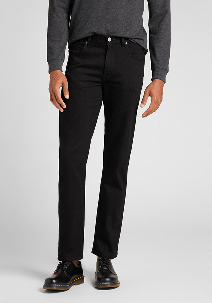 Jeans Hombre Brooklyn Classic Straight Fit Clean Black I