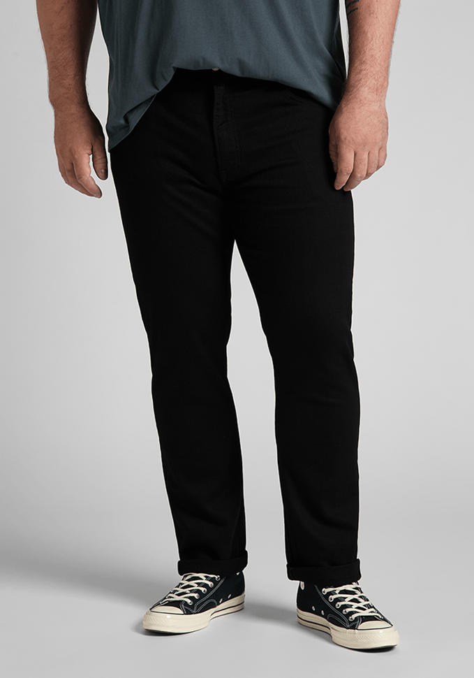 Jeans Hombre Brooklyn Classic Straight Fit Clean Black I