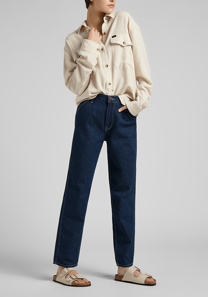 Camisa Mujer Two Pocket Ecru