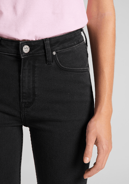 Jeans Mujer Tiro Alto Scarlett High Skinny Fit Washed Black