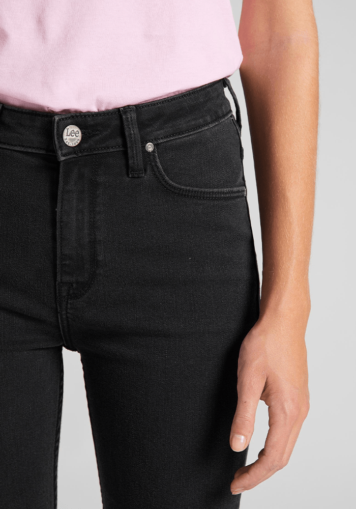 Jeans Mujer Tiro Alto Scarlett High Skinny Fit Washed Black