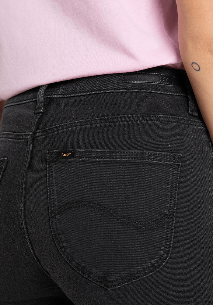 Jeans Mujer Tiro Alto Scarlett High Skinny Fit Washed Black