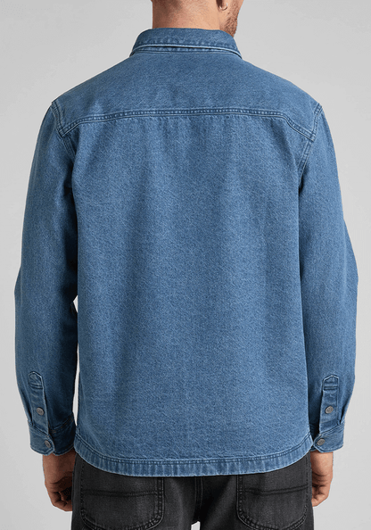 Camisa Hombre Workwear Overshirt Marine