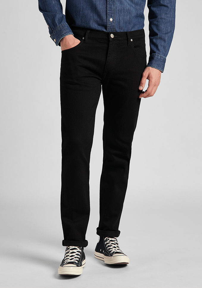 Jeans Hombre Rider Slim Fit Clean Black