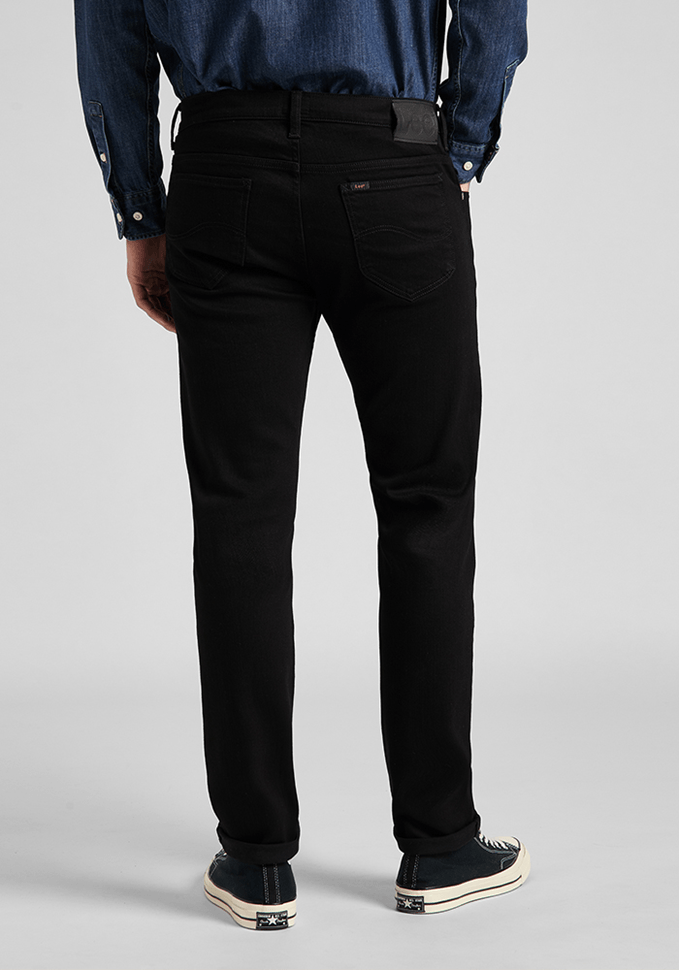 Jeans Hombre Rider Slim Fit Clean Black