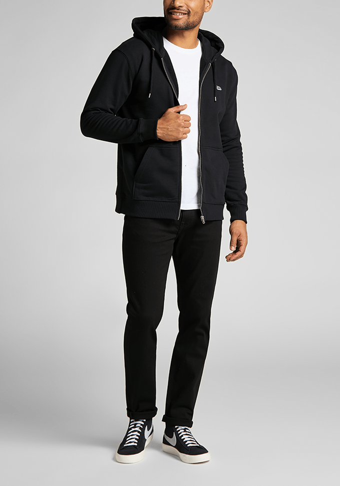 Jeans Hombre Austin Regular Tapered Fit Clean Black