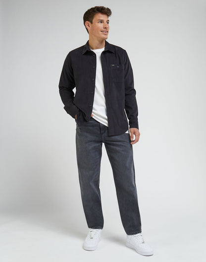 Jeans Hombre Oscar Relaxed Tapered Fit Black Star