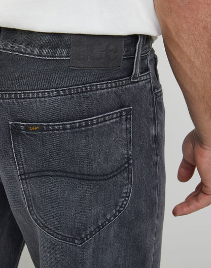 Jeans Hombre Oscar Relaxed Tapered Fit Black Star