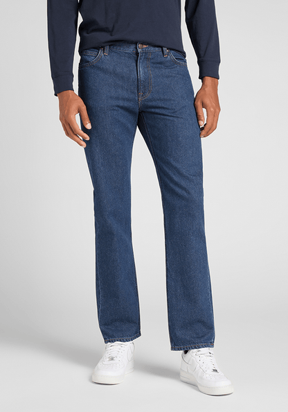 Jeans Hombre West Relaxed Straight Fit Dark Stone Bolton
