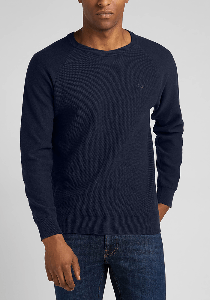 Sweater Hombre Raglan Crew Sky Captain