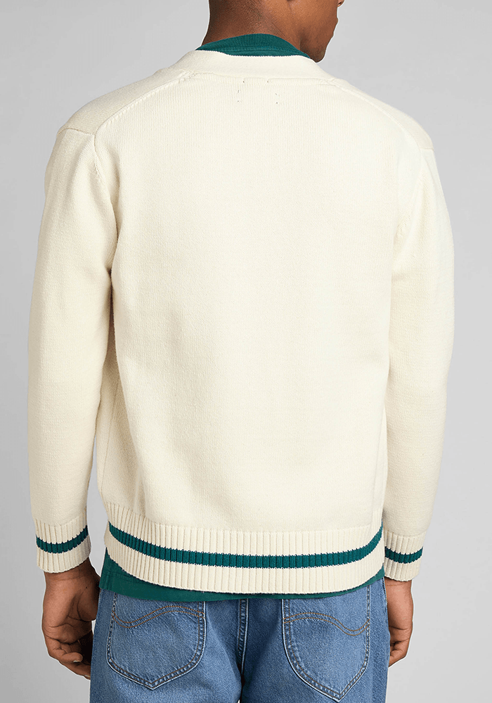 Sweater Hombre Cardigan Ecru