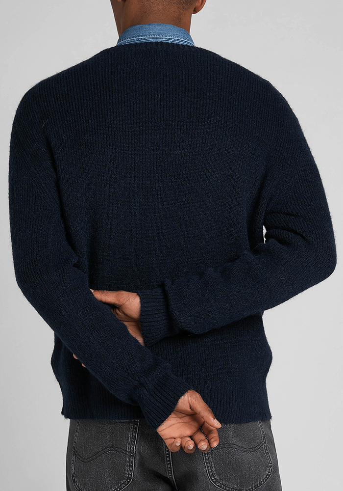 Sweater Hombre Seasonal Crew Mood Indigo