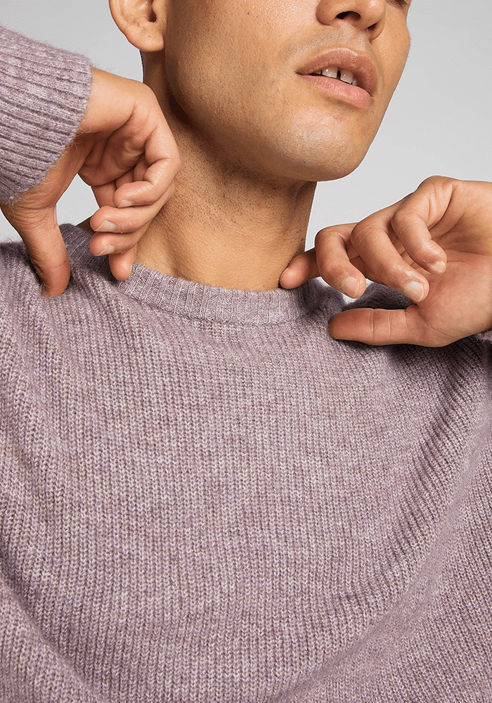 Sweater Hombre Seasonal Crew Purple Storm