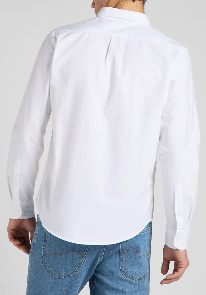 Camisa Hombre Button Down Bright White
