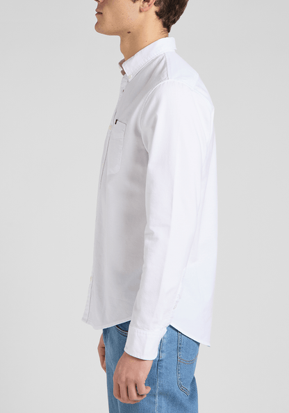 Camisa Hombre Button Down Bright White