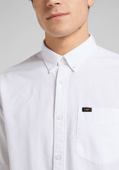 Camisa Hombre Button Down Bright White