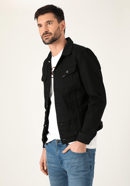 Chaqueta Hombre Slim Rider Black Rinse