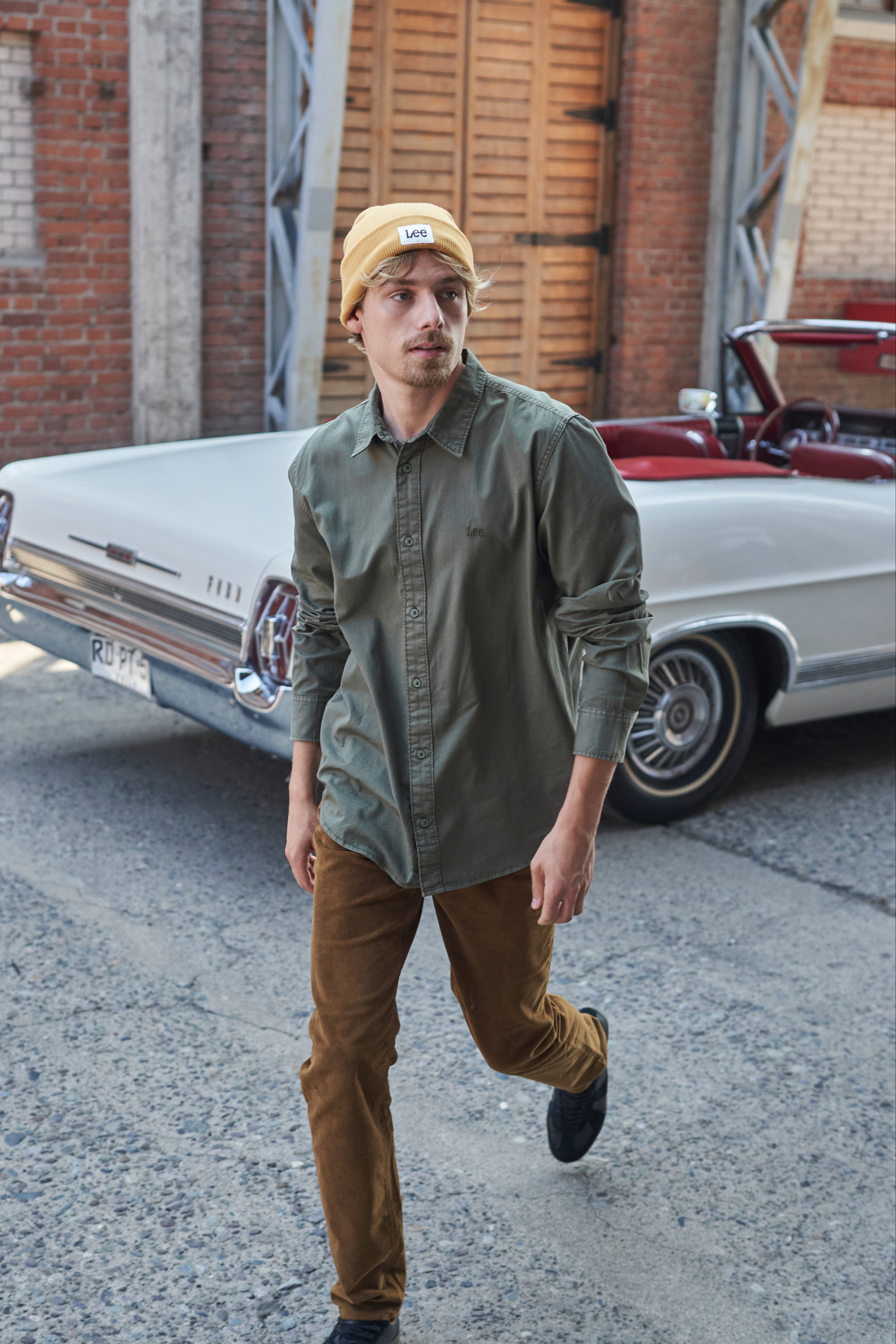 Pantalon Hombre Regular Camel Daren Cotele