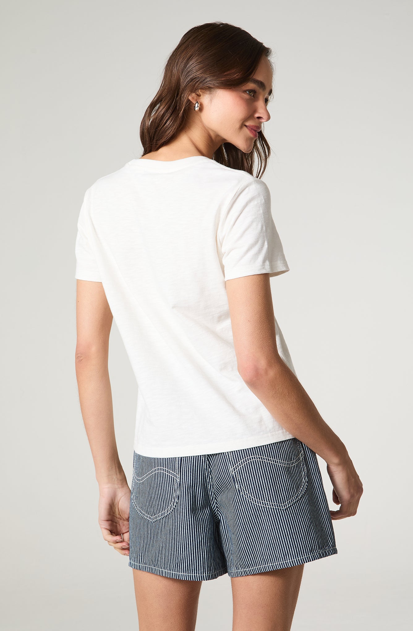 Polera Mujer Regular Fit Basic Blanco
