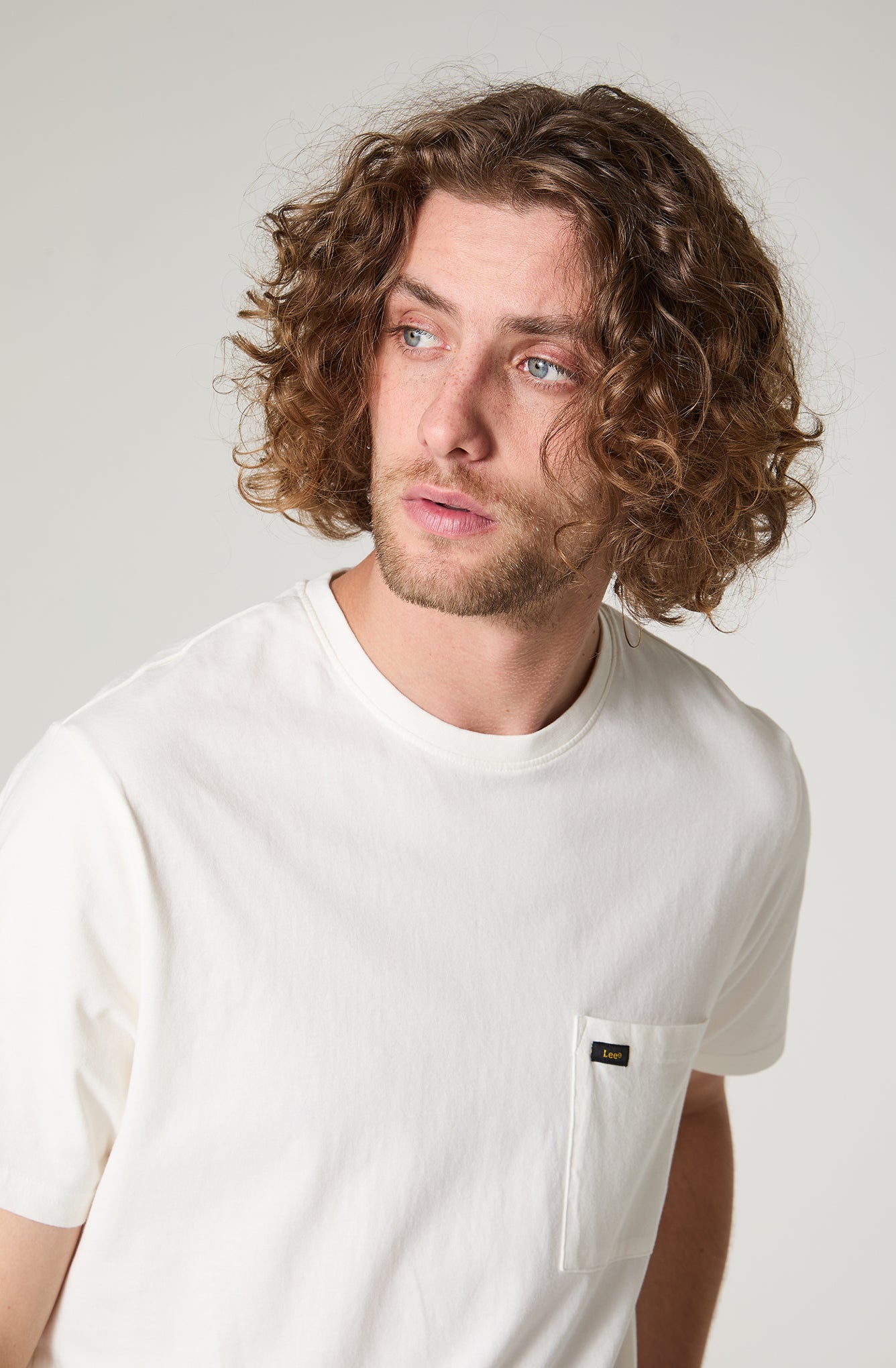 Polera Hombre 1 Pocket Regular Fit Blanca