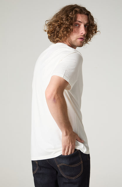 Polera Hombre 1 Pocket Regular Fit Blanca