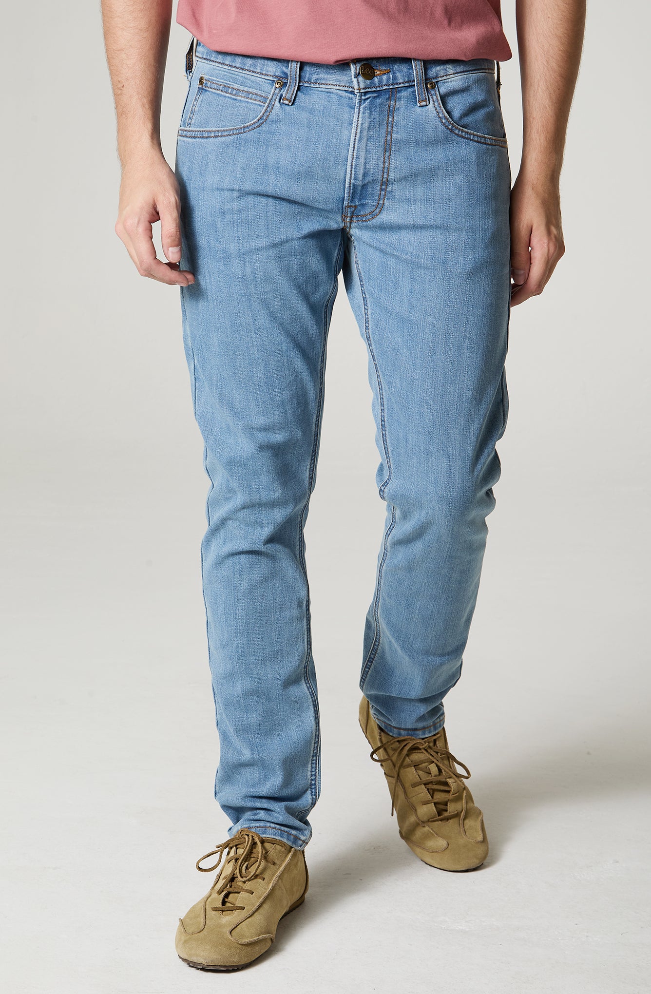 Jeans Hombre Luke Slim Tapered Fit Light Blue