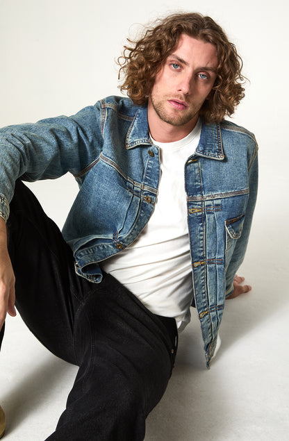 Chaqueta Hombre Denim Azul