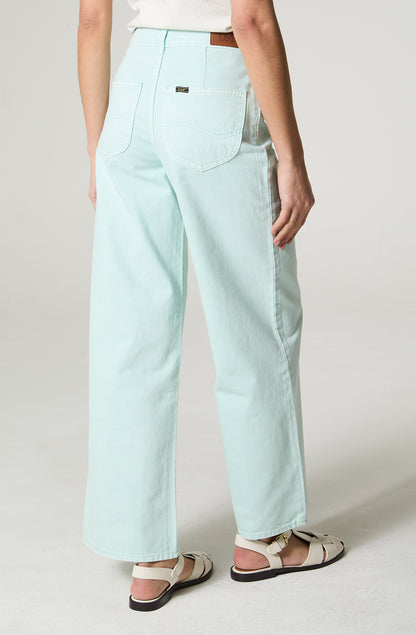 Jeans Mujer Tiro Alto Stella A Line Relaxed Fit Light Fallon