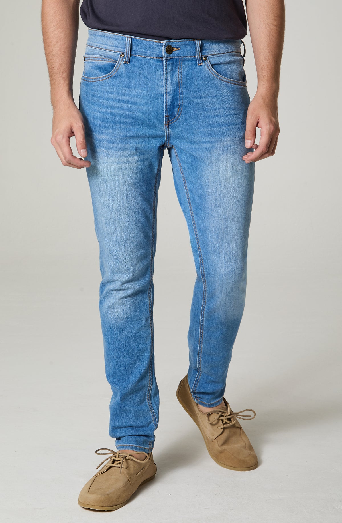 Jeans Hombre Malone Skinny Fit Mid Worn I