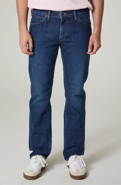 Jeans Hombre Daren Regular Straight Fit Blue Washed