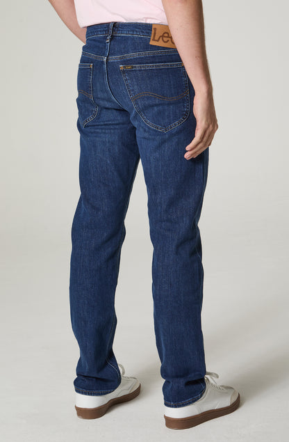 Jeans Hombre Daren Regular Straight Fit Blue Washed