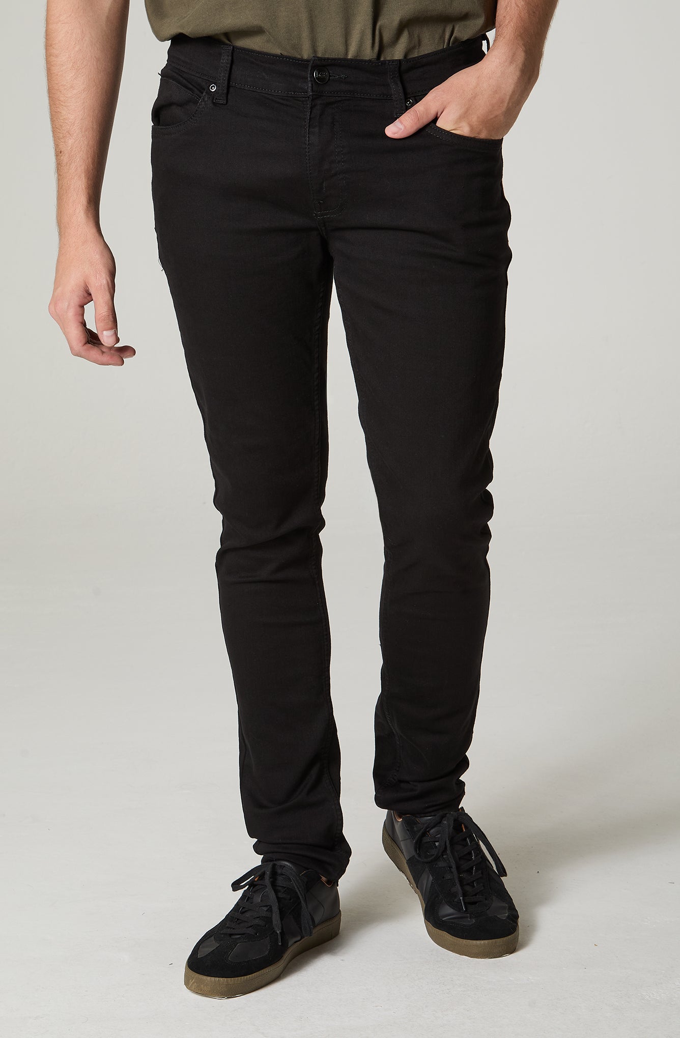 Jeans Hombre Malone Skinny Fit Black