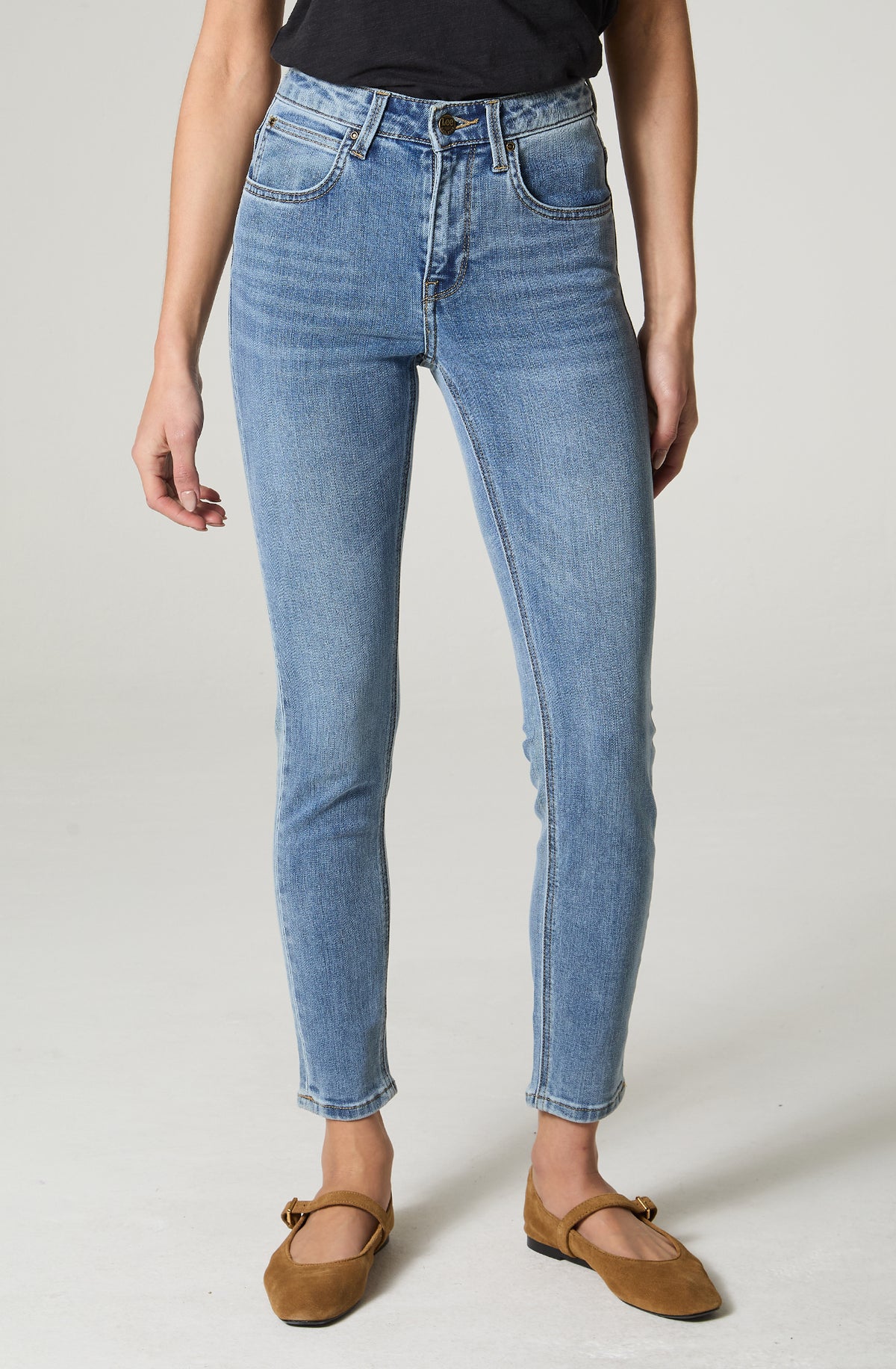 Jeans Mujer Tiro Alto Scarlett High Skinny Fit Mid Madison