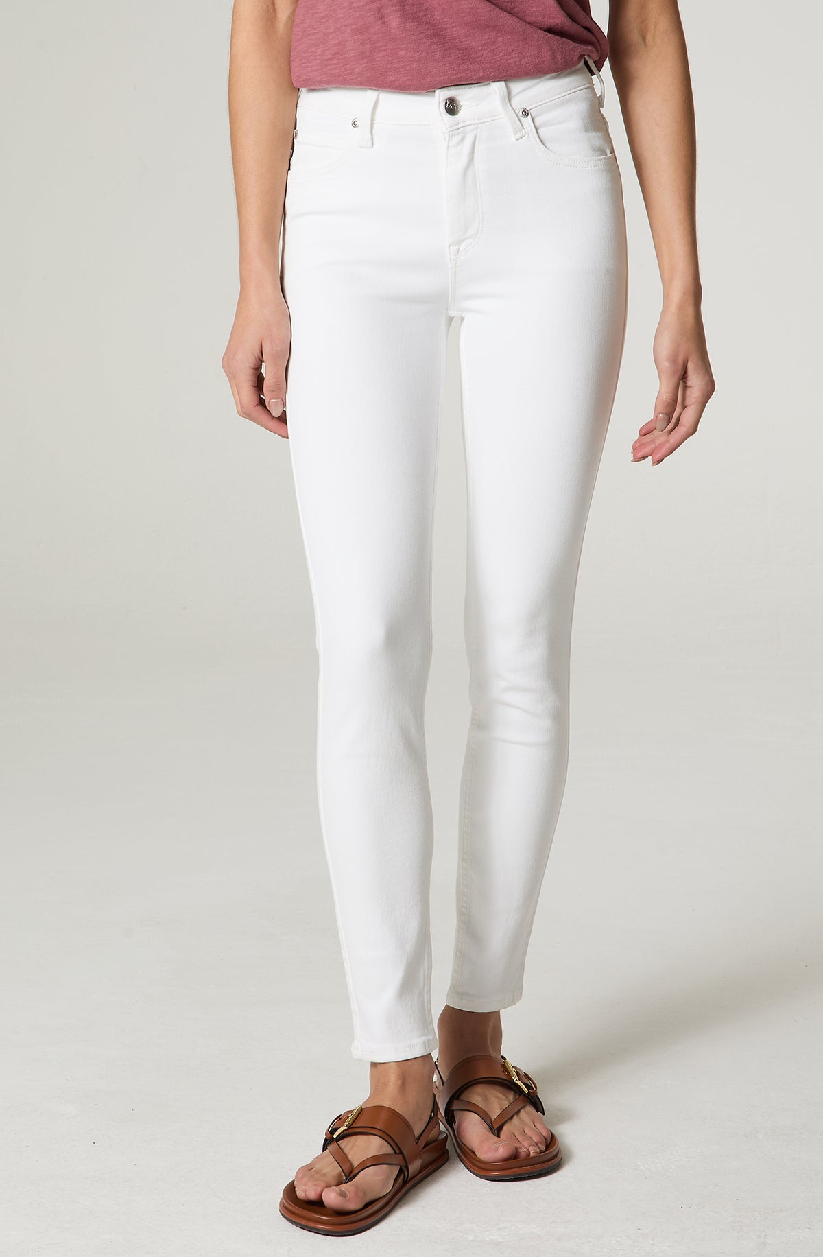 Jeans Mujer Skinny Bright White