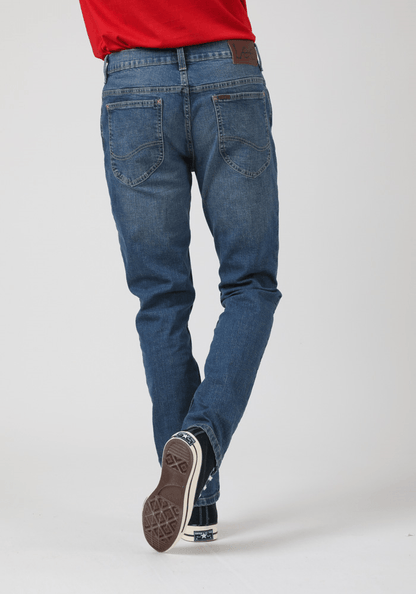 Jeans Hombre Luke Slim Fit Mid Stone